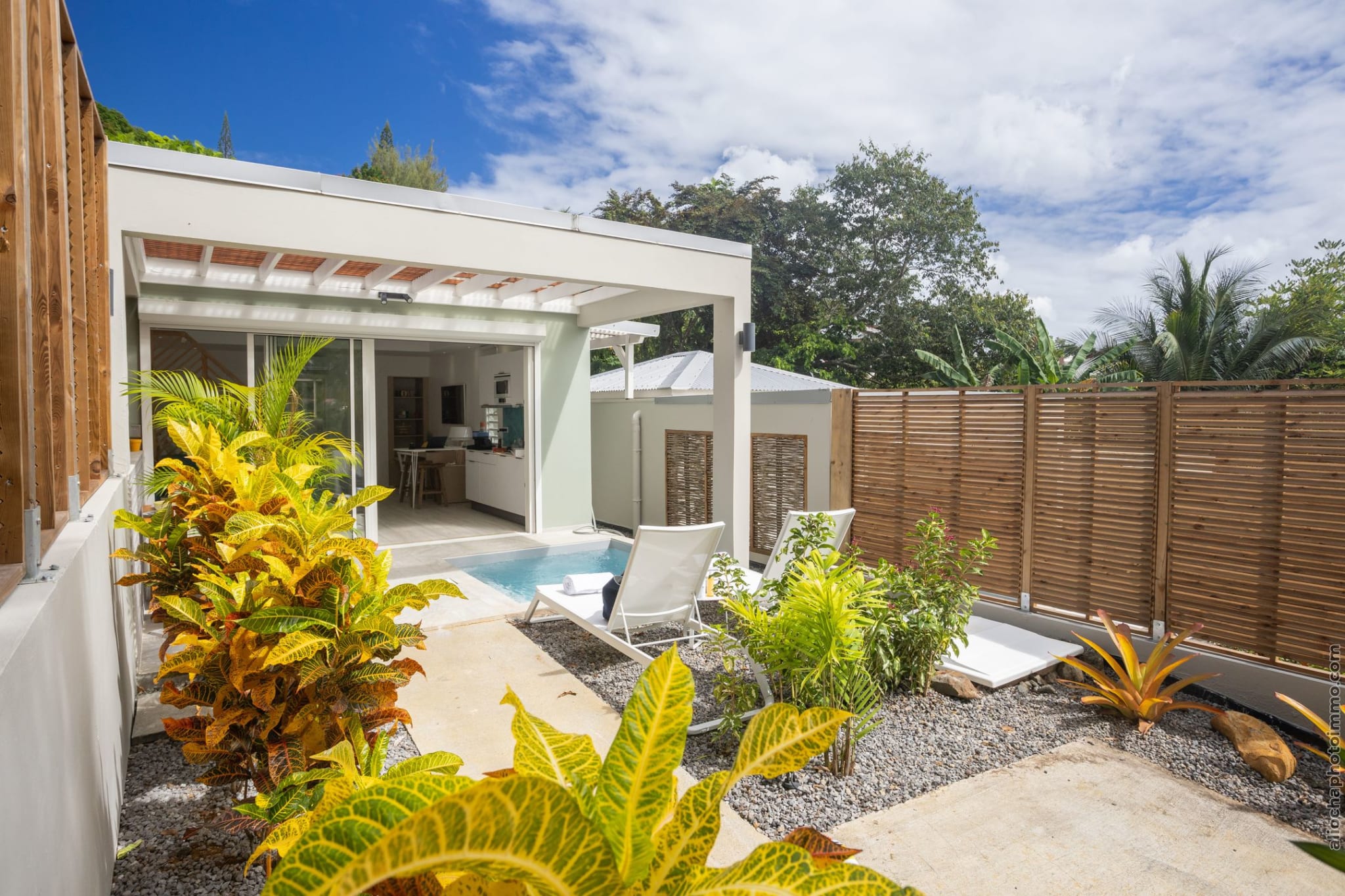 Extérieur de la résidence CocoonHuts
